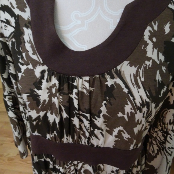 Ladies Size M Knit Top-Portrait Neckline-3/4 Sleev - Picture 2 of 8